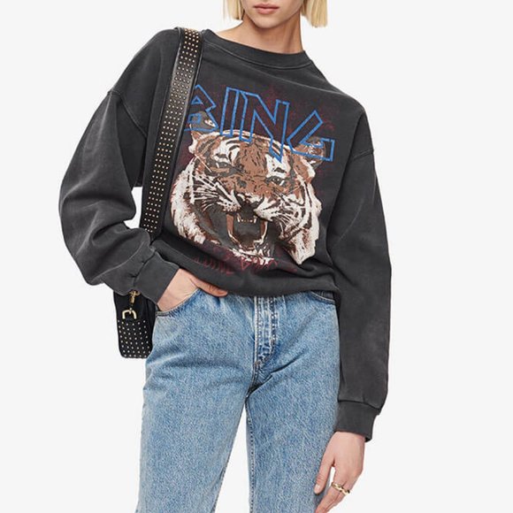 Anine Bing Tops - Anine Bing TIGER SWEATSHIRT